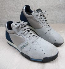 Vintage SPECIALIZED V1 90's Gray Suede Sneakers Men 10.5 Rare Cliplless Street