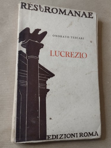 Onorato tescari lucrezio res - onorato,