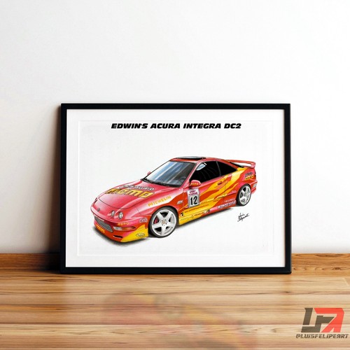 Poster arte auto - fast, and