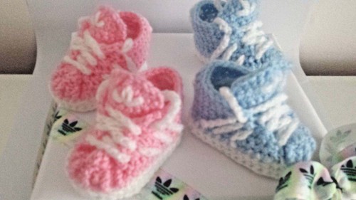 Scarpe mano all uncinetto - a, all'uncinetto