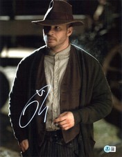 TOM HARDY FOTO FIRMATA AUTOGRAFATA PEAKY BLINDERS 11X14 BECKETT BAS ALFIE