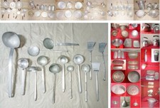 VECCHI MESTOLI in ALLUMINIO e altro in alluminio vintage, vendita singola