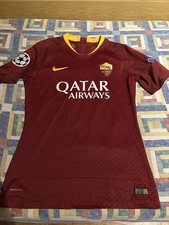 Maglia Roma Match Worn Indossata Con Toppa Match Day Pellegrini Champions League