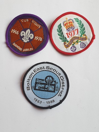 Boy scout badges lot obsolete - badges, lot,