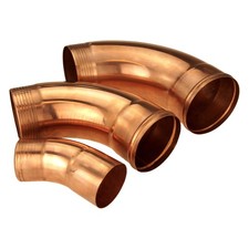 Arco tubo di caduta rame 40°