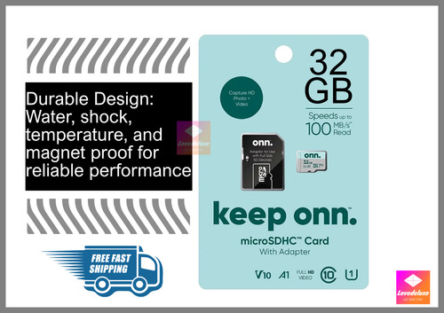 Scheda micro 32gb - 32gb, con