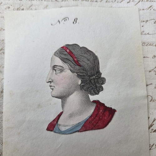 Incisione antica ritratto - antica,