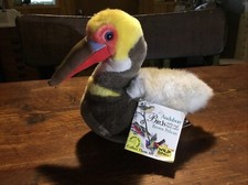 Wild Republic Audubon K&M Brown Pelican Plush Toy Bird NWT  partial Sound #79400