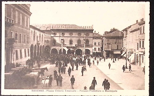 Cartolina ravenna piazza - cartolina,