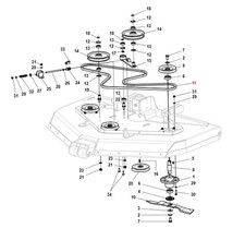 Cinghia piatto trattorino