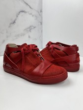 Scarpe Erik Bjerkesjo Del Toro Uomo Taglia 9 Pelle Scamosciata Made in Italy Designer R