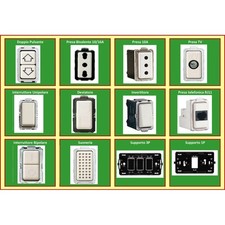 SERIE MAGIC COMPATIBILE INTERRUTTORI BIPOLARI UNIPOLARI PRESE COMPATIBILI MODULI