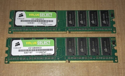 Ddr1 400 2gb - 2gb, (1+1)