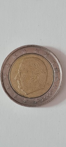 Moneta euro belgio - moneta, 2
