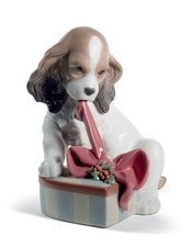 NUOVA STATUETTA CANE NATALE