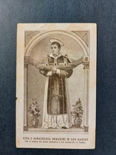 santino holy card S. Marino venerato in Trebbio (AR)