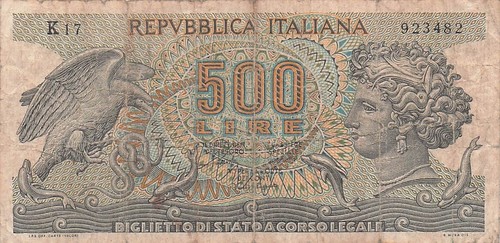 Italy 500 lire 20 - ,