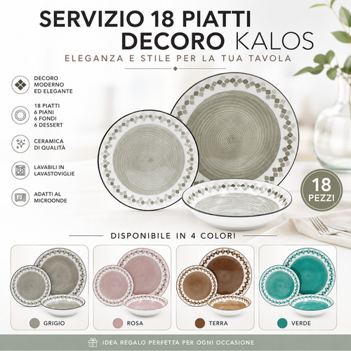 Servizio piatti tavola - servizio, di