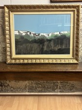 Enotrio Pugliese (1920-1989), Paesaggio calabrese, 70x50 cm, olio