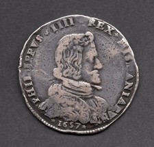 FILIPPO - Anno 1657 - MILANO - FILIPPO IV D'ASBURGO - RE di SPAGNA - Crippa 14/A