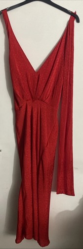 Abito lungo donna rosso zara - abito,
