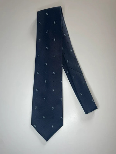 Cravatta vintage blu - cravatta, monogram