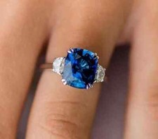 Fede nuziale in zaffiro taglio