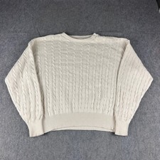 Maglione vintage uomo XL panna