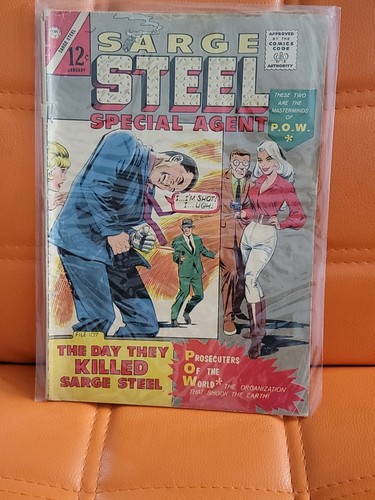 Charlton comics sarge - comics, steel