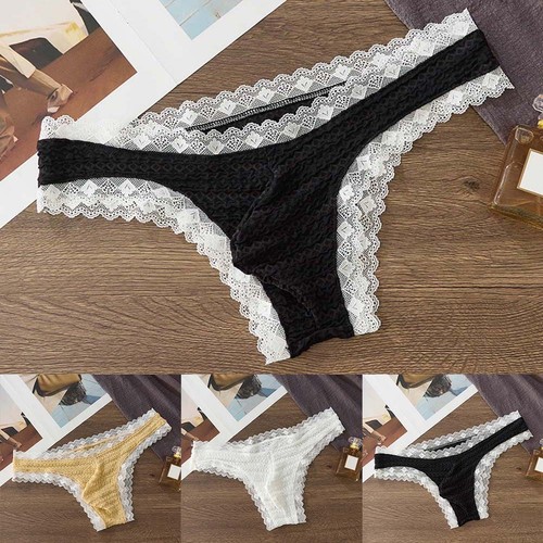 Slip uomo pizzo vita bassa