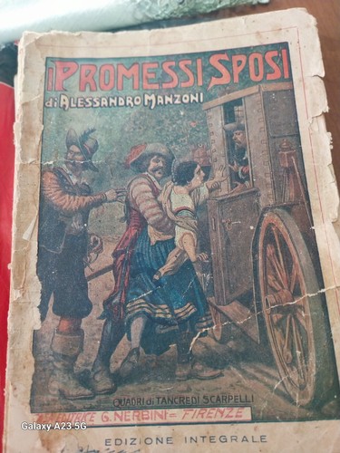Antico libro dei - libro, promessi
