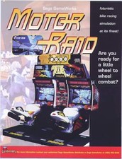 VOLANTINO VIDEO SEGA MOTOR RAID 1997