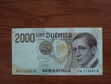 Italia Banconota Da 2000 Lire Marconi