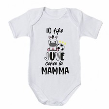 Body neonato io tifo juve come