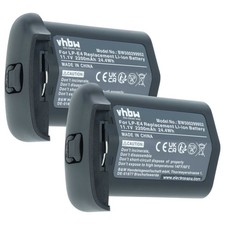 2x batteria per Canon EOS 1D C 1Ds Mark III 1D Mark III 1D Mark IV 2200mAh 11,1V