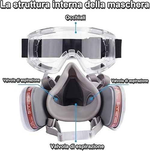 Maschera mezza faccia - maschera,