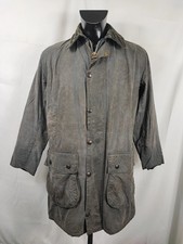 Giacca Barbour Unisex Border blu C36/91cm tg.46 - Navy Wax Border Jacket Size...