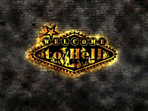 Insegna luminosa led welcome - insegna,