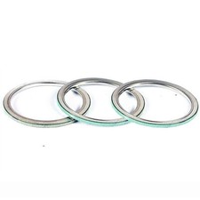 3x Guarnizione Collettore Scarico per Kawasaki H1 500 Mach 3 H2 750 Mach 4 KH400 S3 400