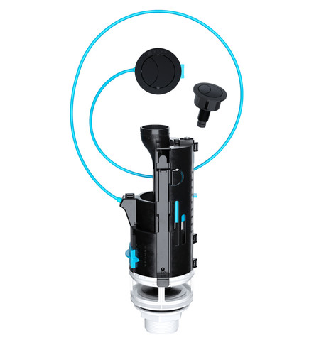 Lungo cavo doppio scarico - wc,