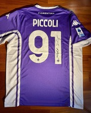MAGLIA PICCOLI FIORENTINA AUTOGRAFATA (Con Video Prova)