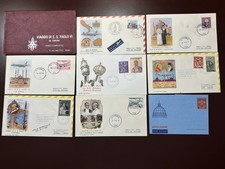 VATICANO 1967-Viaggio Papa Paolo VI in TURCHIA - Giro FDC Roma con custodia