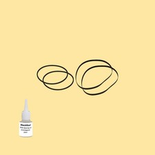 Olio Cinghia = Kit 5 per Kenwood RXD-500 Tape Deck Compact System