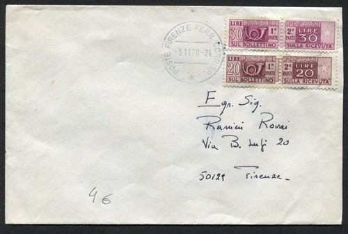 Italia 1970 lettera - italia,