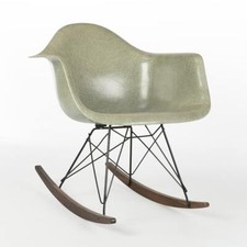 Herman Miller Eames RARA sedia a dondolo vintage in schiuma di mare originale