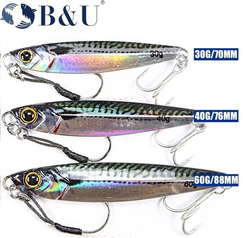 Metal jig minnow artificiale - metal,