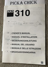 NAD 310 AMPLIFICATORE STEREO INTEGRATO MANUALE D'USO