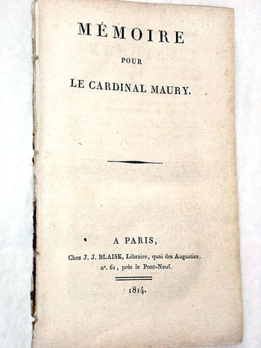 Livre ancien mémoire pour - livre, le