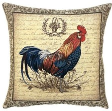 Cuscino arazzo gallo destro