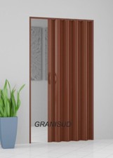 PORTA A SOFFIETTO IN PVC KIT H 214 x L 83 cm ADATTABILE maniglia / serratura